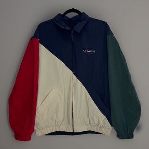 Vtg Polo Ralph Lauren Chaps Reversible Sail Jacket Men’s Rare 90s Y2K L Nylon